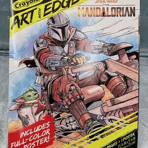 Crayola Art With Edge Star Wars The Mandalorian 28 Pages + 1 Poster